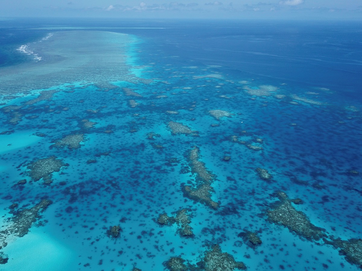 Great Barrier Reef Birds Eye View Great Barrier Reef Birds Eye View