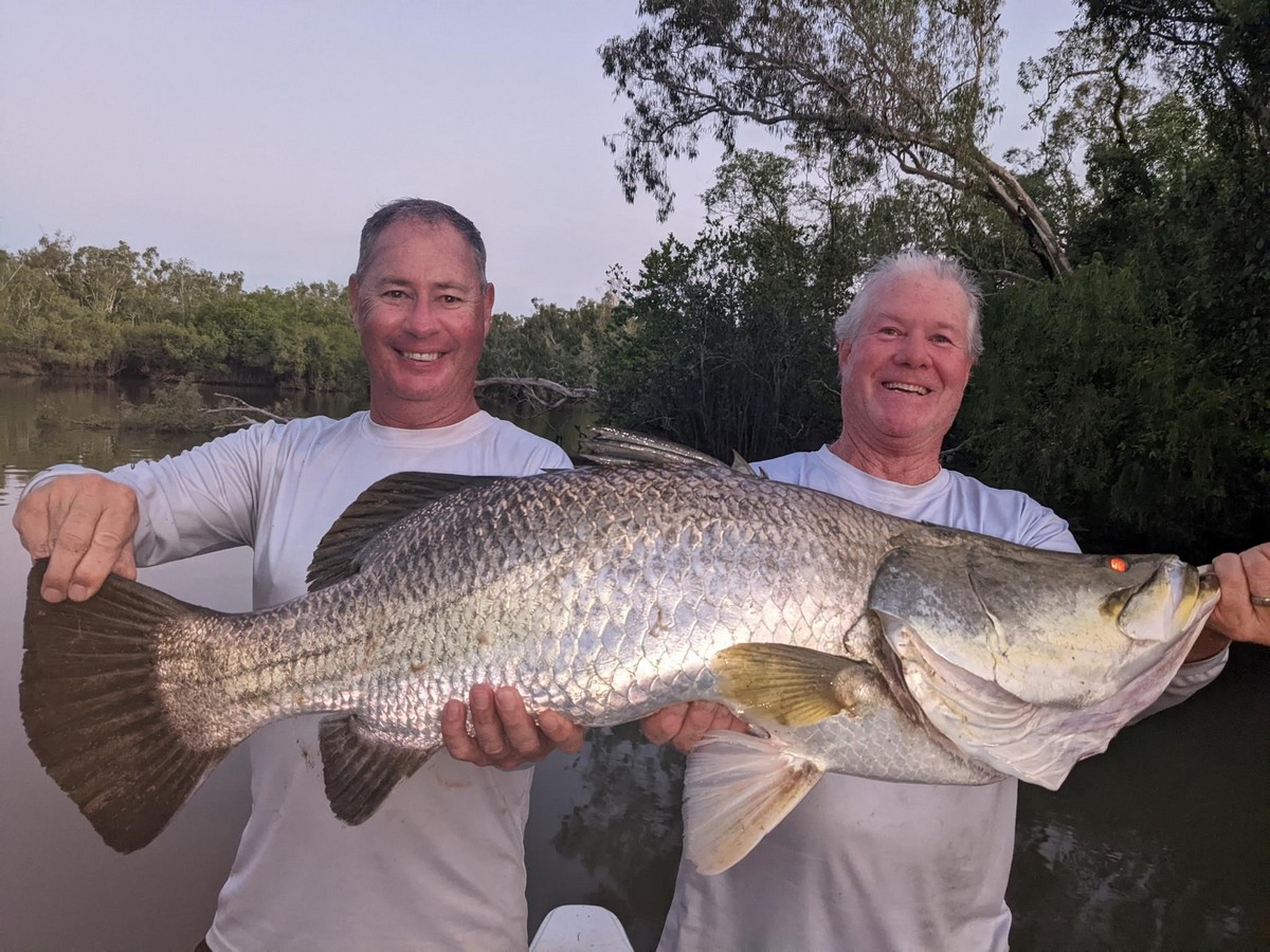 Large 102cm Barramundi Caught Run Off Archer River