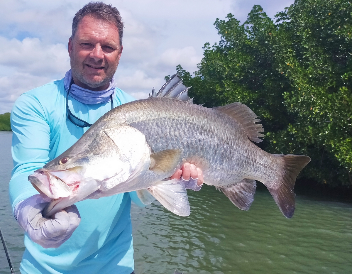 Tony with Barramundi Archer River