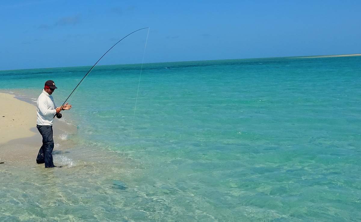 Ian Fly Fishing Sand Cay