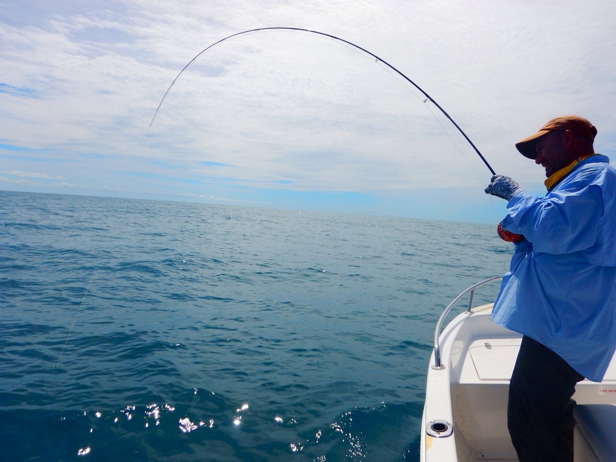 Fly Fishing Off Centre Console