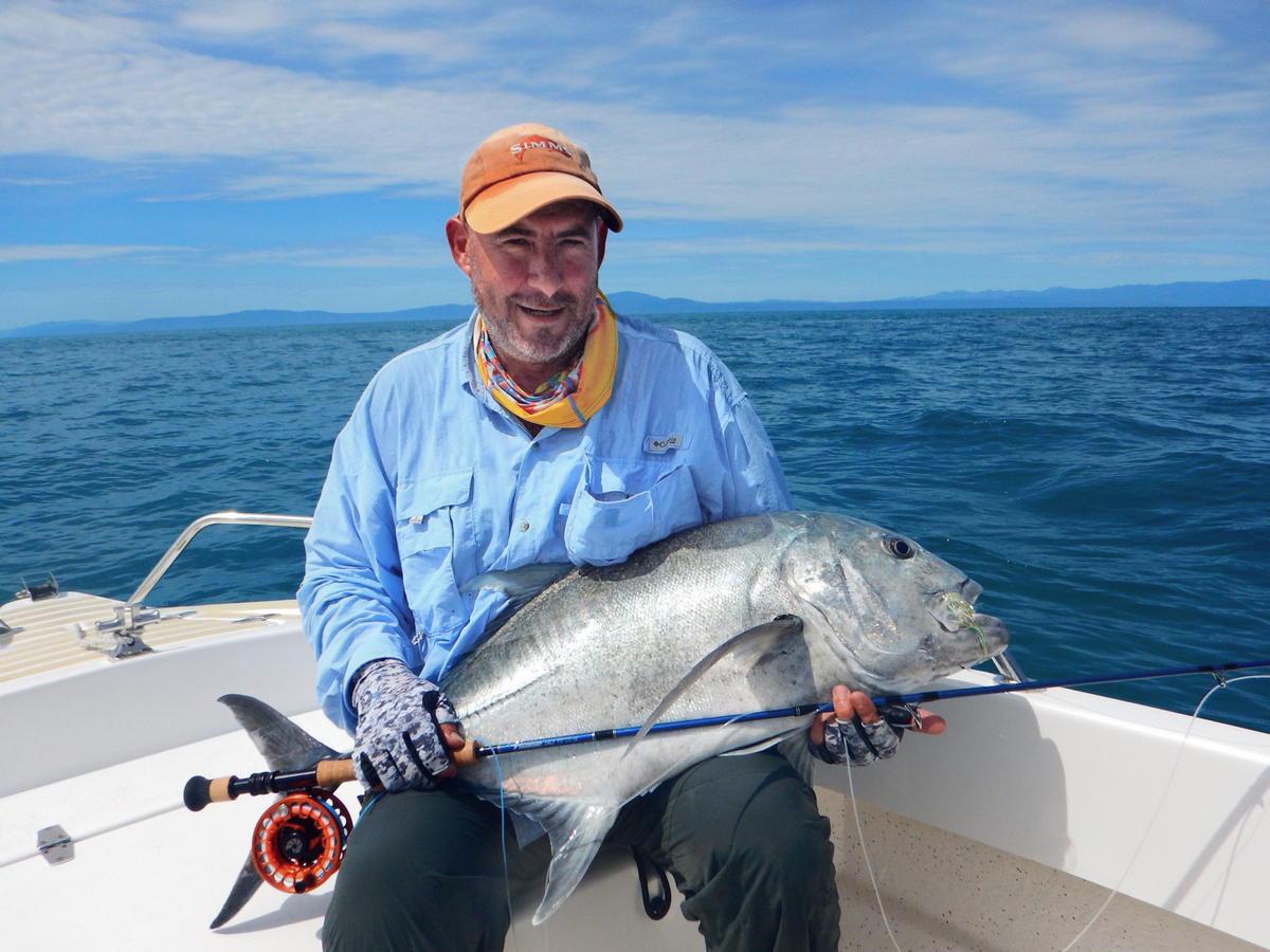 Giant Trevally Caught Fly Fishing