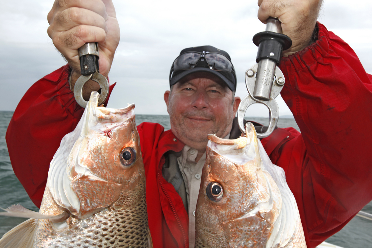 Double Hookup Coral Trout Fishing