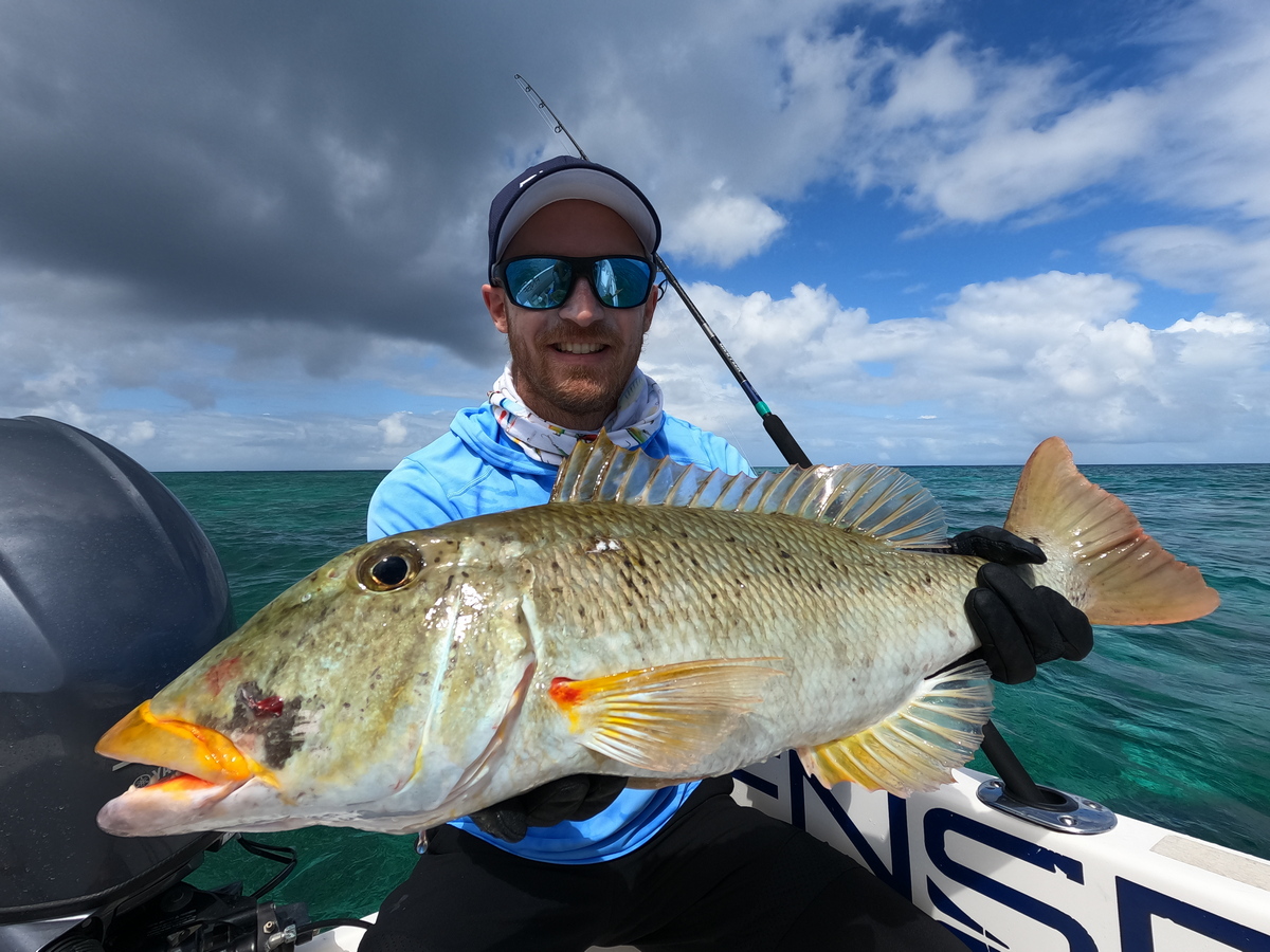 Yellow Lipped Emperor Topwater Fishing