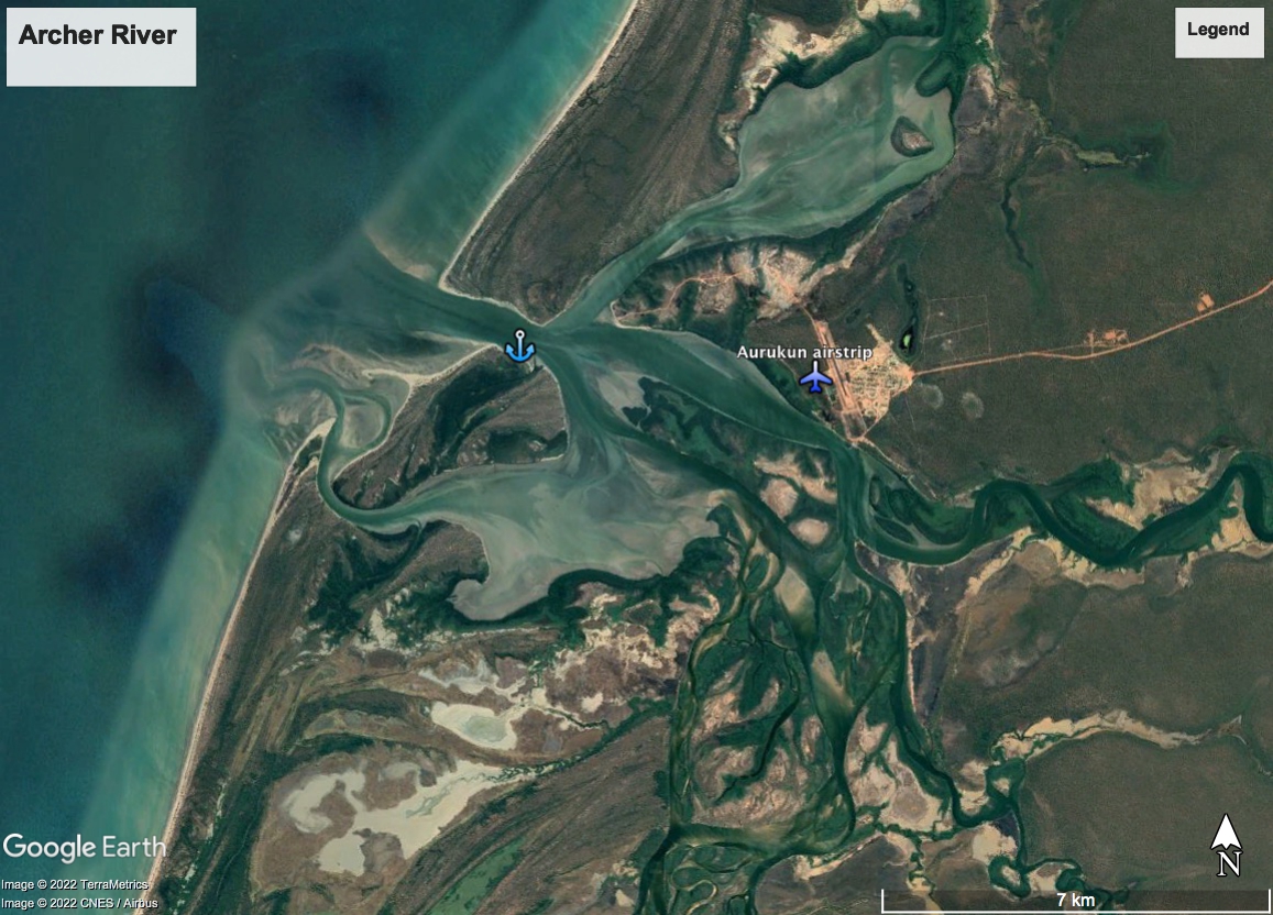 Archer River Map Location Archer River Map Location