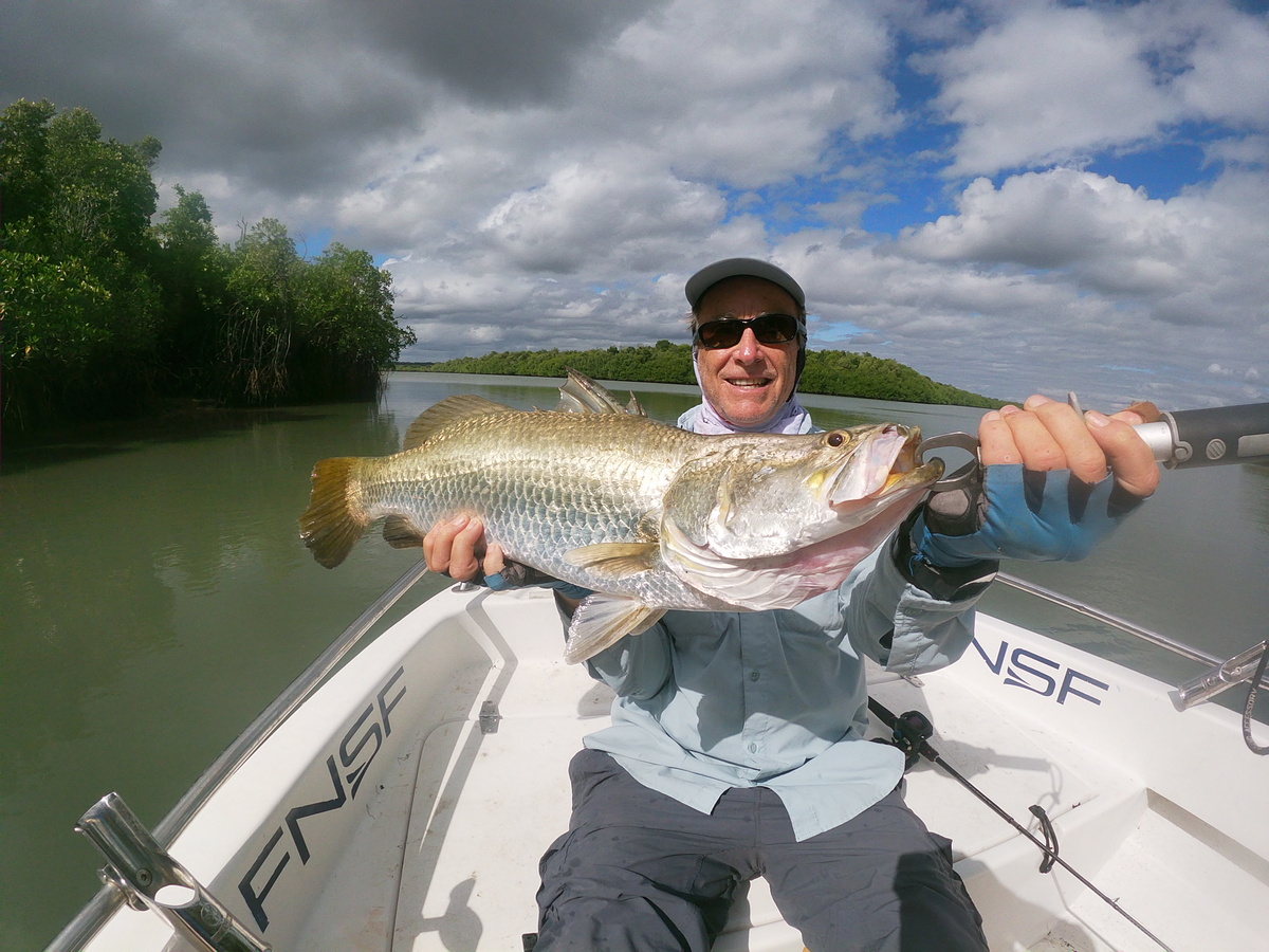 Soft Plastic Fishing for Barra on the Archer River