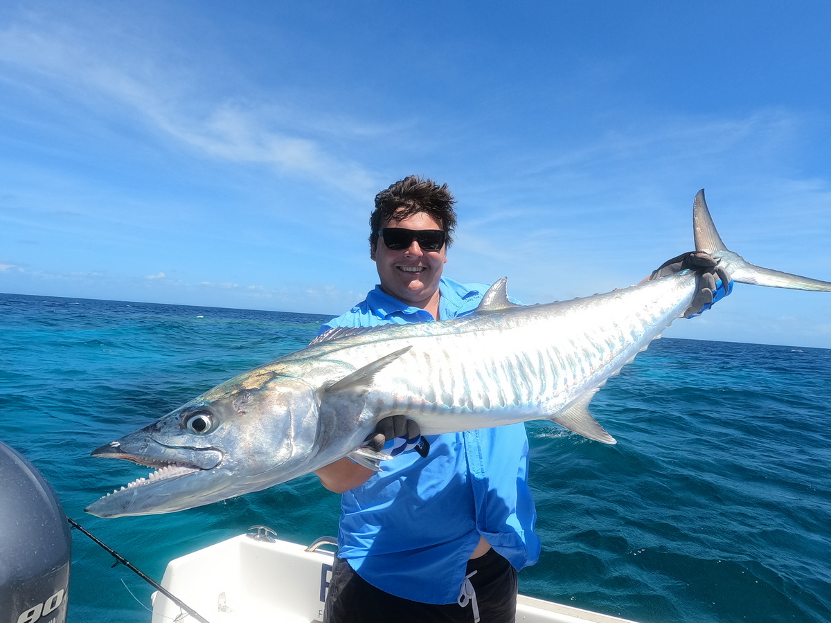 Blue Water Trolling Spanish Mackerel