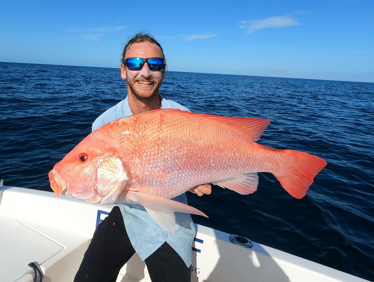 Nannygai Caught Slow Pitch Jigging with FNSF-NOMAD