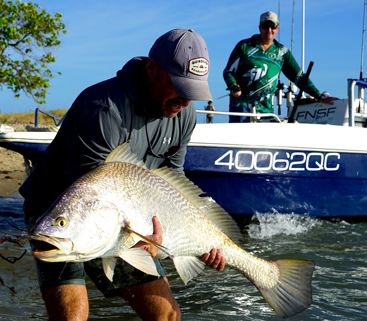 Jewfish Caught on the Archer River in Gulf of Carpentaria