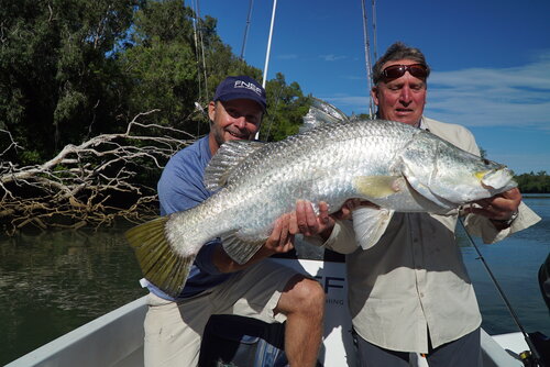 Huge record barra caught on the Archer River